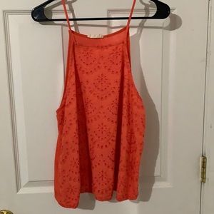 Orange tank top